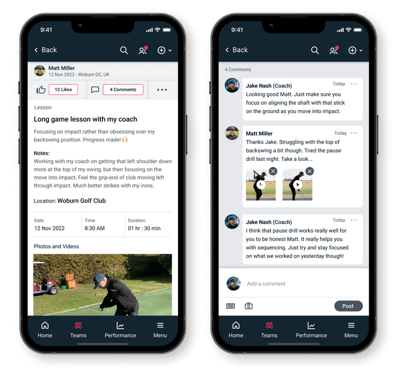 Clippd player interaction