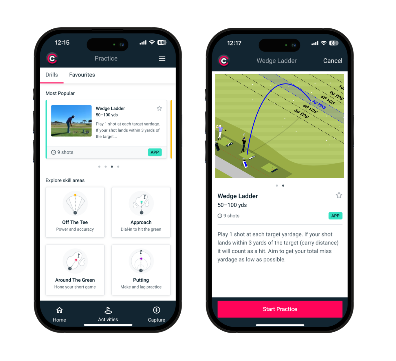 A library of practice drills
for your players