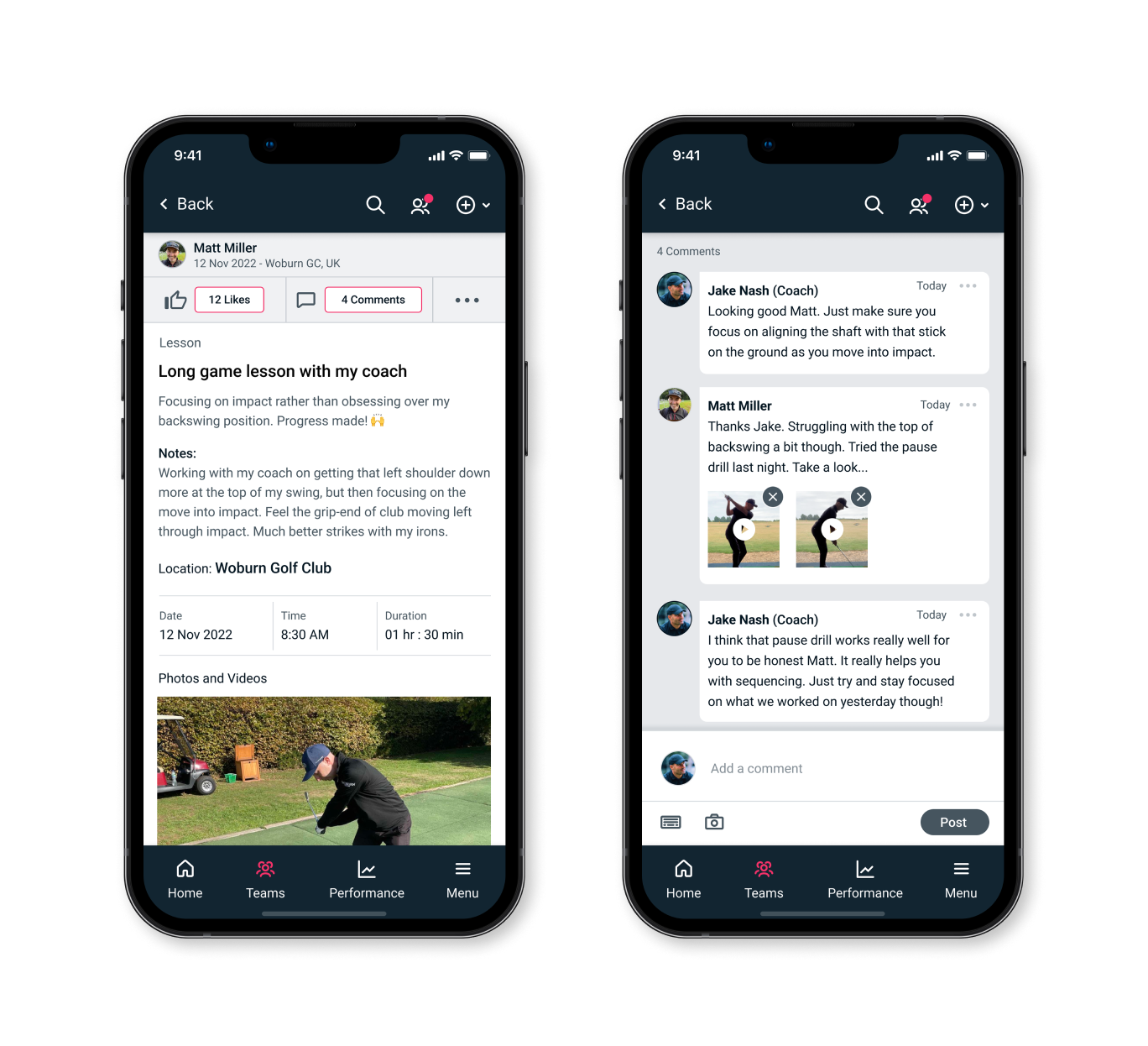 Home coaches
stay connected